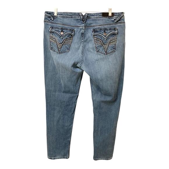Vigoss Medium Blue Wash Skinny Jeans Women's Size 20 - Picture 2 of 10